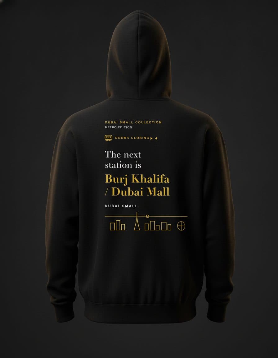 Hoodie Metro Premium - Burj Khalifa / Dubai Mall
