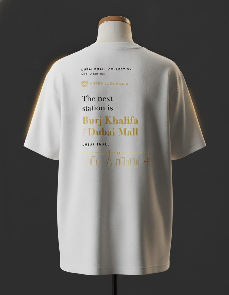 Metro Oversize T-shirt - Burj Khalifa / Dubai Mall