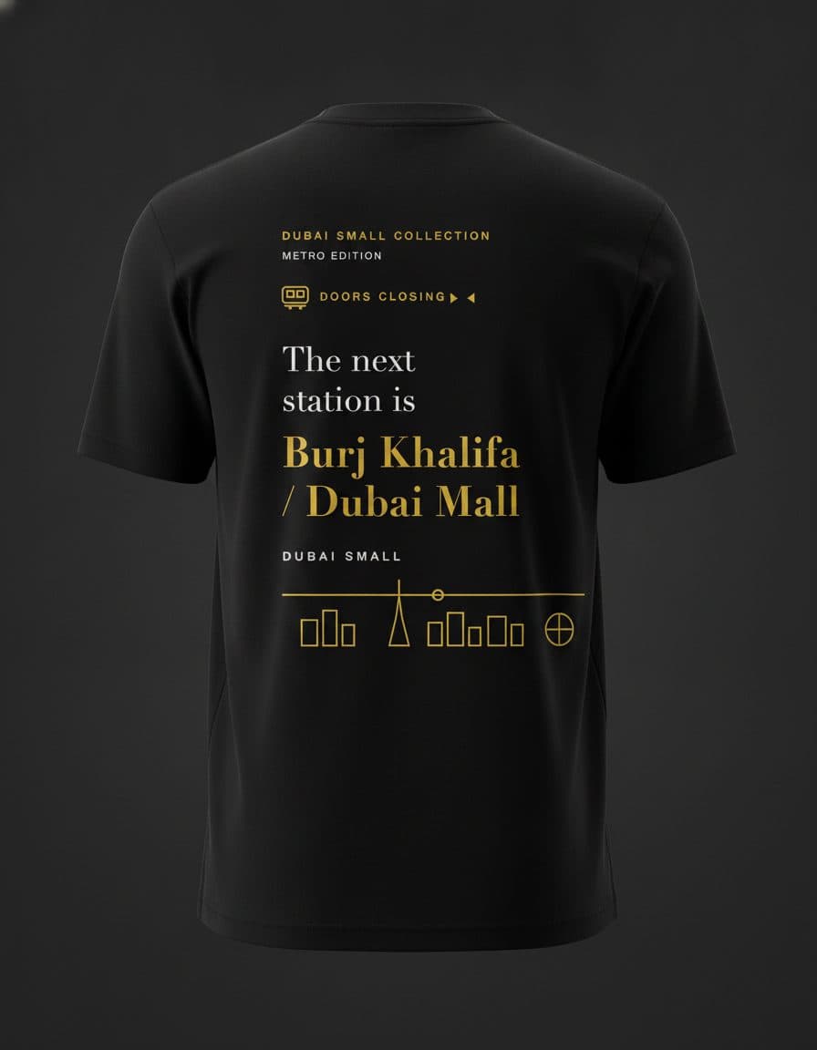 T-shirt Metro Classic - Burj Khalifa / Dubai Mall